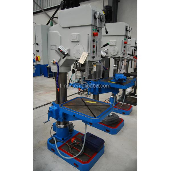 860 KG Geared Head Pedestal Drills Vertical Drilling Machine Z5050A Bule and White