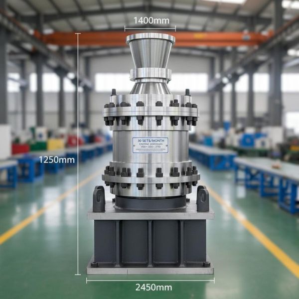 Overall Dimension 1400×2450×3700 Hot Feed Rubber Extruder Powered by 55 KW Motorpower Perfect for Rubber Extrusion Processes