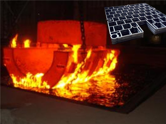 Приспособления отливки/термической обработки подноса для печей непрерывного масла обуглероживая