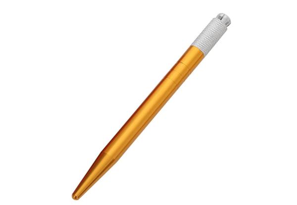 Non Slip Handle Aluminum Alloy Disposable Eyebrow Microblading Tattoo Pen