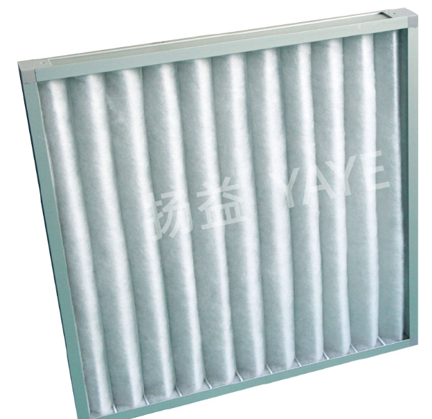 G4 Pleated Panel Air Pre Filter With Synthetic Fiber Material Aluminum Frame For Industrial Applications
