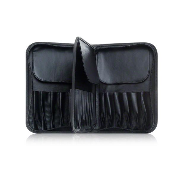 20 профессионального частей набора щетки макияжа с черным случаем хранения молнии PU кожаным