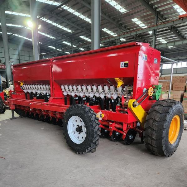 Traction Type Intelligent Wheat Seeder Precision Fertilization and Sowing