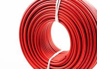 Black / Red Solar PV Cable 10mm2 Tinned Copper Conductor For Solar Power Station