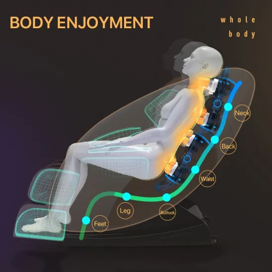 HIFI Vibrating Recliner Chair ROHS Real Relax Shiatsu Massage Chair Hypnotherapy