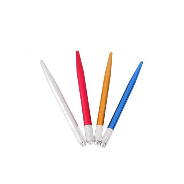 Light Red Manual Tattoo Pen 3D Embroidery Eyebrow Semi Permanent Makeup Tattoo Pen