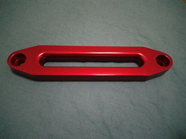 Universal Black Silver 5000lbs 152mm Winch Rope Fairlead Epoxy Grade Finishing