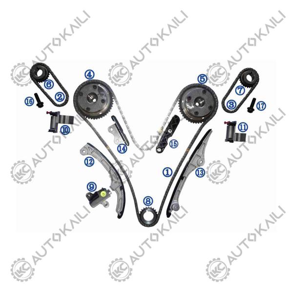 Timing Chain Kit For 3.5- W, C 3496cc VVT V6 N7WGE 2007-10 Edge07-10,Flex non turbo09-10 Flex turbo09, Fusion07-09,Taurus09,Taurus X 08-09