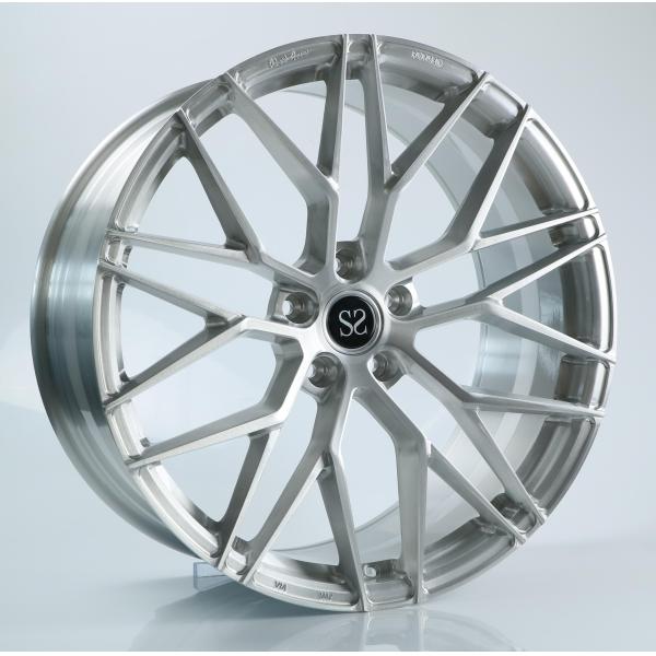 21 Inch Deep Concave Monoblock Forged BMW X5 Wheels Stain Brushed Finish