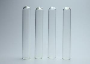 cor transparente dos tubos de ensaio 3ml de vidro de 10*75mm com parte inferior