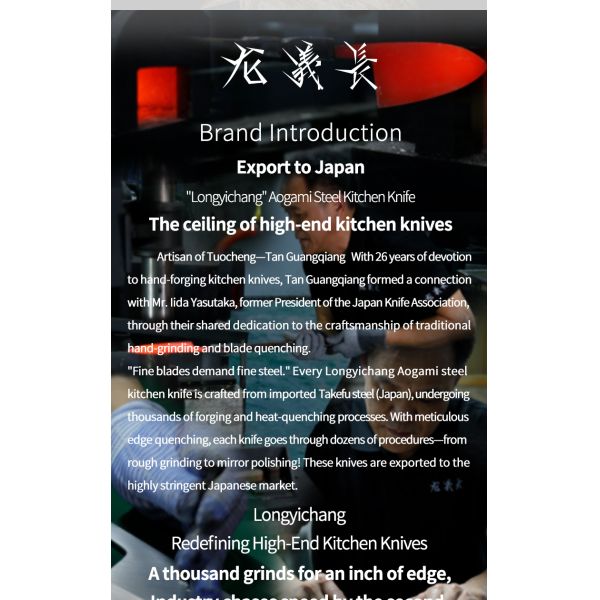 S42025 High Nitrogen Stainless Steel Gyuto Knife Hand-Forged Japanese Style Chef’s Knife