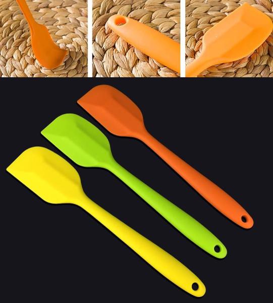 10 Inches Kitchen Non-stick Silicone Spatula/Heat Resistant Spatula Spoon