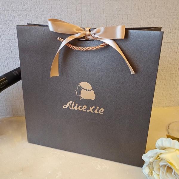 Luxury Gift Bag Collection Premium Custom Gold Foil Packaging Natural Jute Handles