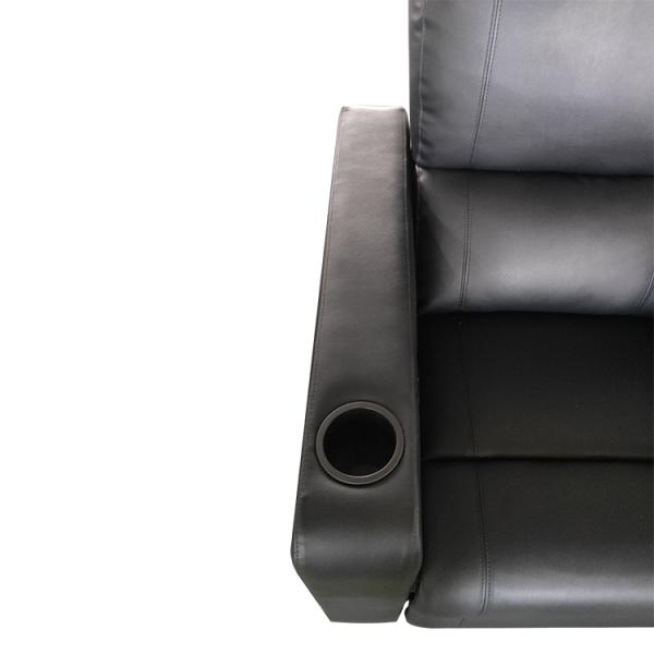 Folding Motorized Home Theater Seating Electric Top Grain Leather Recliner Sofa