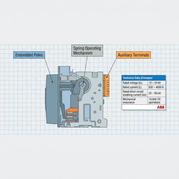 ABB VD4 & VM1 Vacuum Circuit Breakers | Original MV VCB New