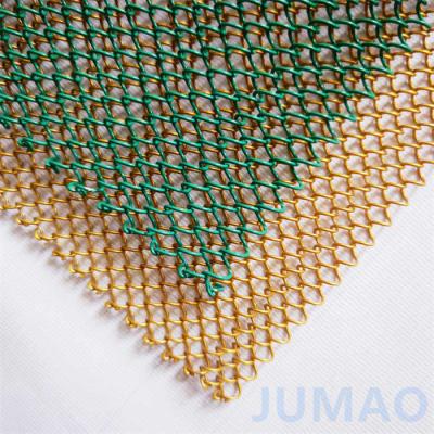 Aço inoxidável retalho de metal pintado cadeia cortinas divisória sala