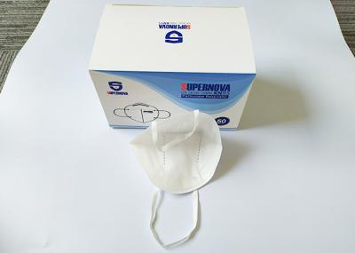 Pm2.5 FFP2  KN95 Foldable Dust Face Masks Igh Elasticity Ear Loop   Skin Friendly