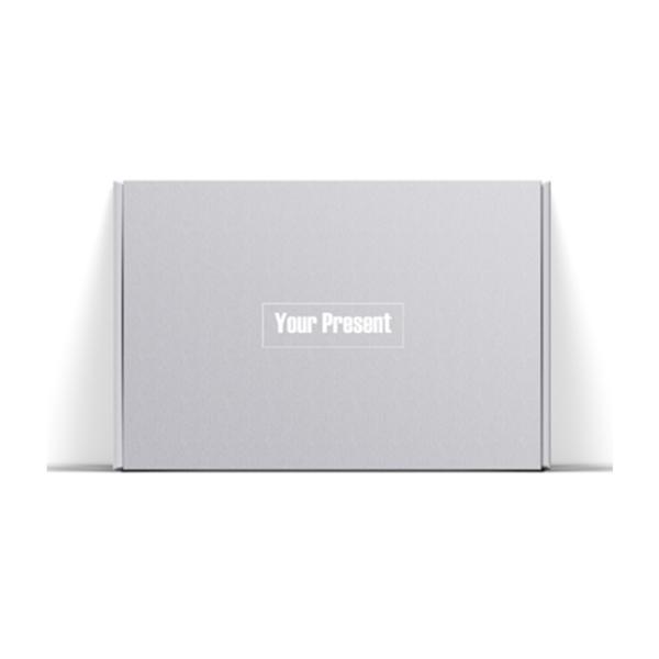 Коробка Biodegradable серого цвета бумажная упаковывая для футболки FSC аттестовала