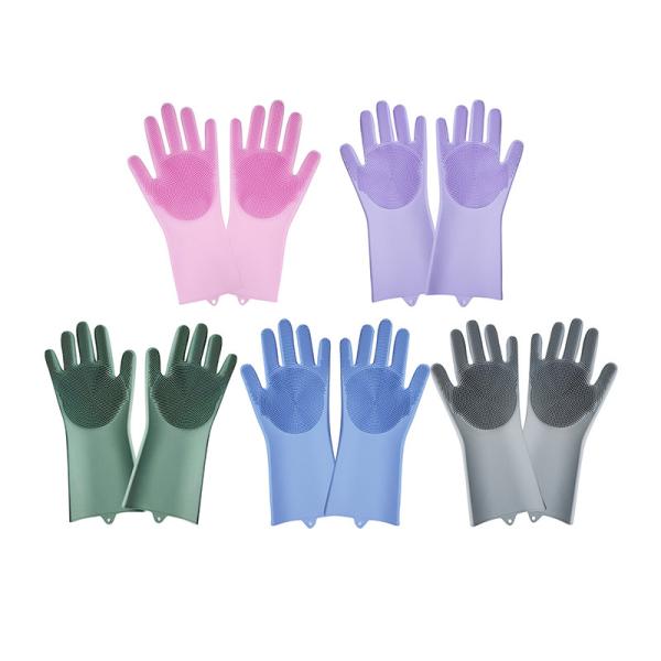Luvas Multifunction da lavagem da louça do silicone do produto da cozinha do silicone