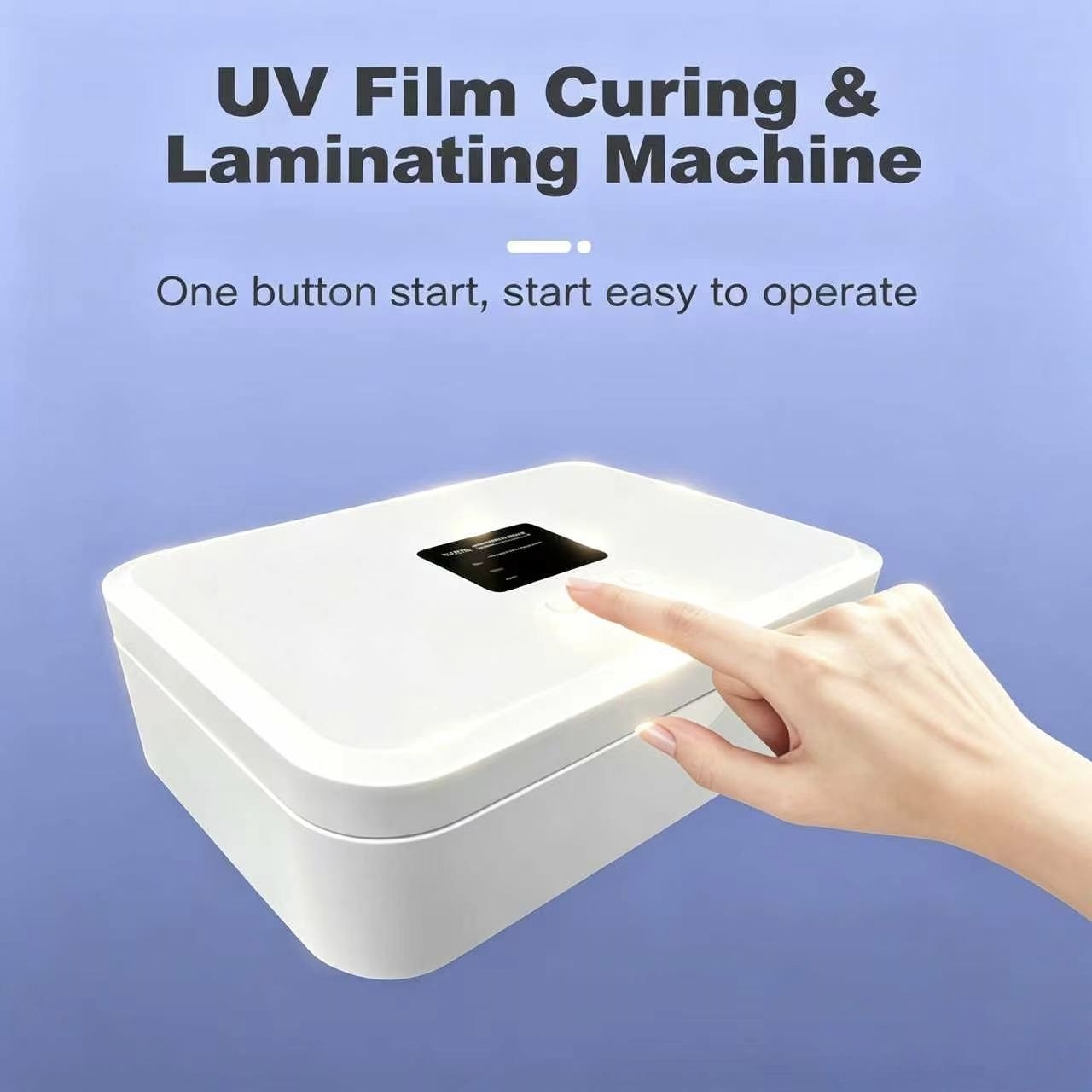 48W 24V Mobile Phone UV Film Curing Machine A++ HD Clear Anti Scratch Ultra thin UV Film Curing Equipment