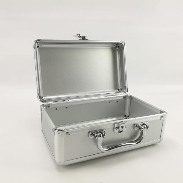 Big Empty Tools Aluminum Hard Case Alu - Plastic Panel Waterproof 250 * 150 * 115mm