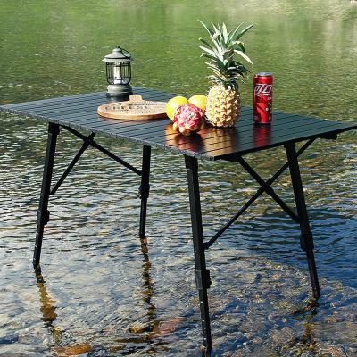 Portable Aluminum Camping Table 45-66cm Adjustable Height 4.1kg