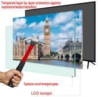 55-110 Inch Television With Tempered Glass Eye Protection
