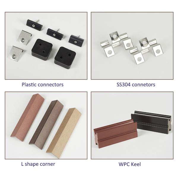 Co Extruded Wood Plastic Composite Decking For Outdoor Space