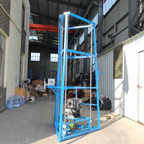 OEM factory Gas-Powered Tripod Tree Planting Drilling Machine-Portable Farm & Orchard Hole Digging Tool loess layers, clay layers, and soillayers containing pebbles and gravel