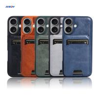Casque de téléphone en cuir en PU de luxe Portefeuille magnétique Pour Samsung S25