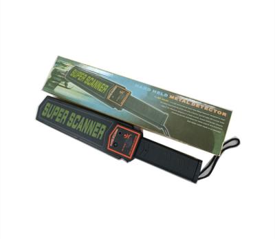 FCC Sound Alarm Body Metal Detector Scanner For Prohibited Items 9V Battery