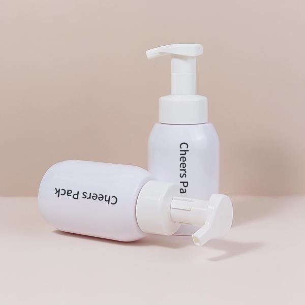 Wholesale 200ml 300ml 400ml 500ml Cosmetic PET Foaming Cleanser Facial Foam Pump Soap Dispenser Bottle