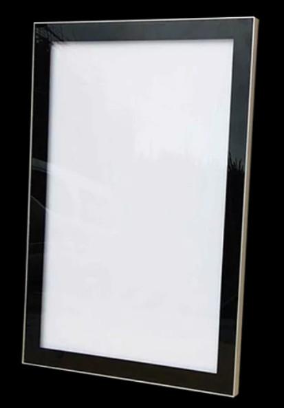 Shopping Mall Chain LED Lighting Box Advertising Magnetic Photo Frame 15mm Thickness