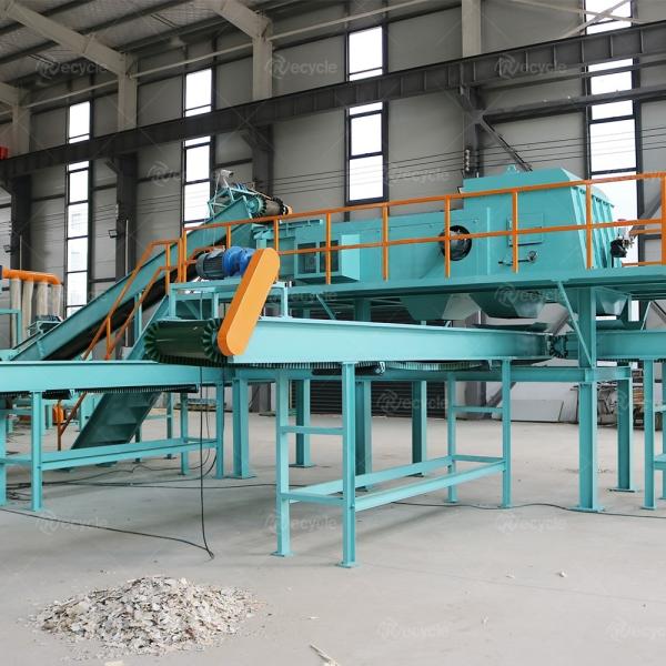Refrigerator Recycling Sorting Plant , Electronic Waste Refrigerator Shredder