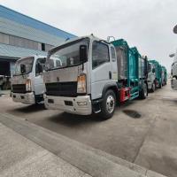 HOWO Automated Side Load Garbage Truck Medical Waste Collection Truck