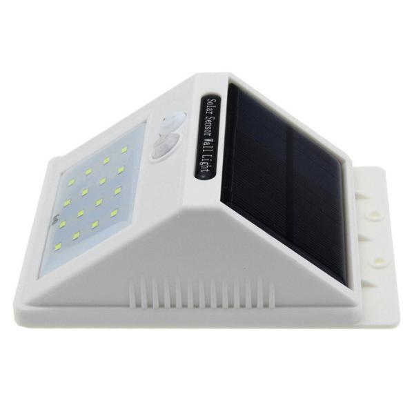 KooSion LED Solar PIR Sensor Outdoor Garden Security Wall Lamp