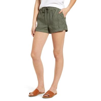 Fashionable Summer Women Casual Running Blank Gym Sports Fitness Shorts With Pocket