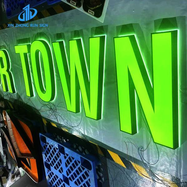 Mall outdoor indoor Led light letters _3D sign... Front acrylic LED backlit lettering sign