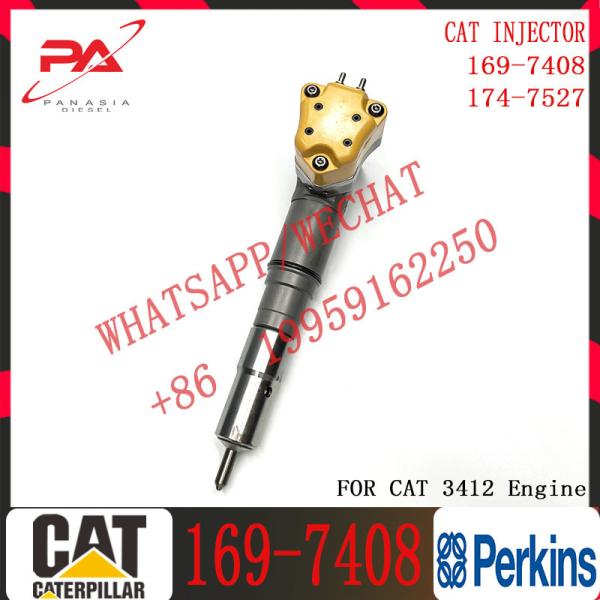 Common rail diesel fuel injector 169-7408 20R-4148 174-7527 20R-0760 173-9272 232-1173 For Caterpillar 3412 Engine