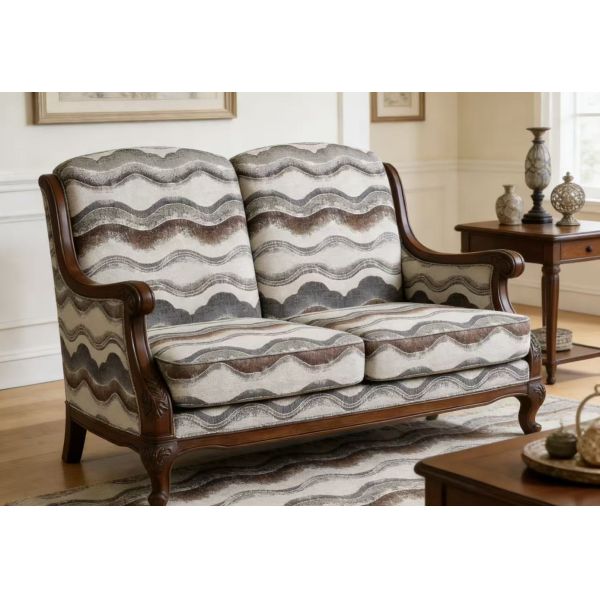 100%Polyester 390GSM Woven Jacquard Fabric For Sofa Curtains