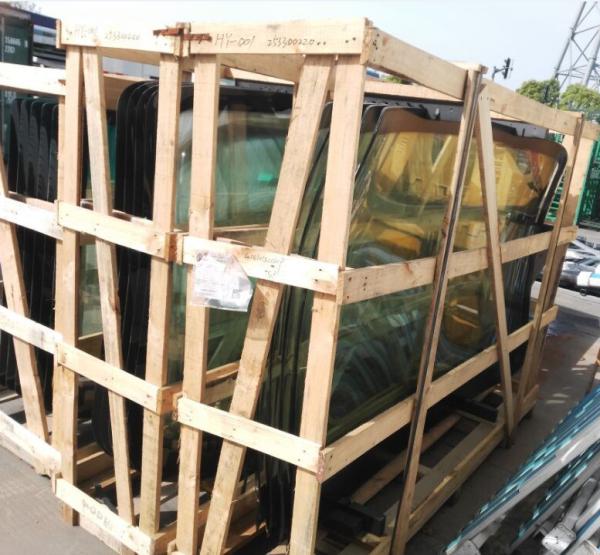 Clear Bus Window Glass Durable , Upper Right Door Glass Excellent Performance
