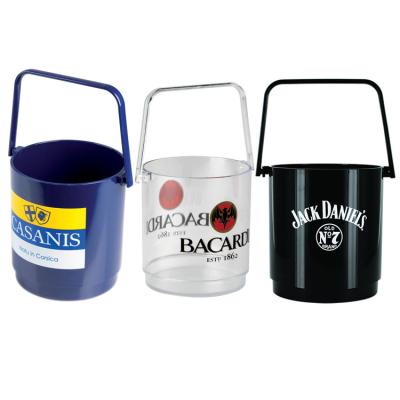 Vintage Plastic Bacardi Champagne Cooler Bucket Smirnoff French Champagne Bucket