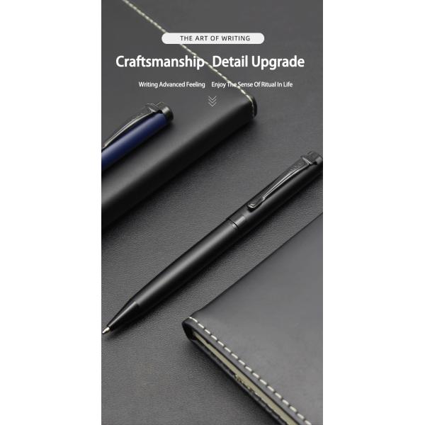 1.0mm Twist Metal Ballpoint Pen Laser Logo Ball Pen For Business Advertising Gift