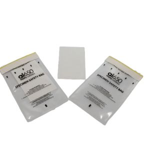 Медицинский течебезопасный прилипатель сумки образца Biohazard 95KPA