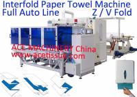 La machine complètement automatique de serviette de papier avec le transfert automatique au rondin de serviette de main a vu