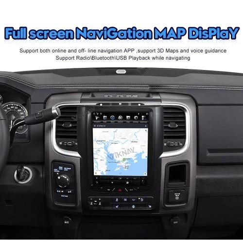 VIKNAV 10.5 Inch Car Radio For Dodge Ram 1500 (2013-2018) Android 8 Core Head Unit