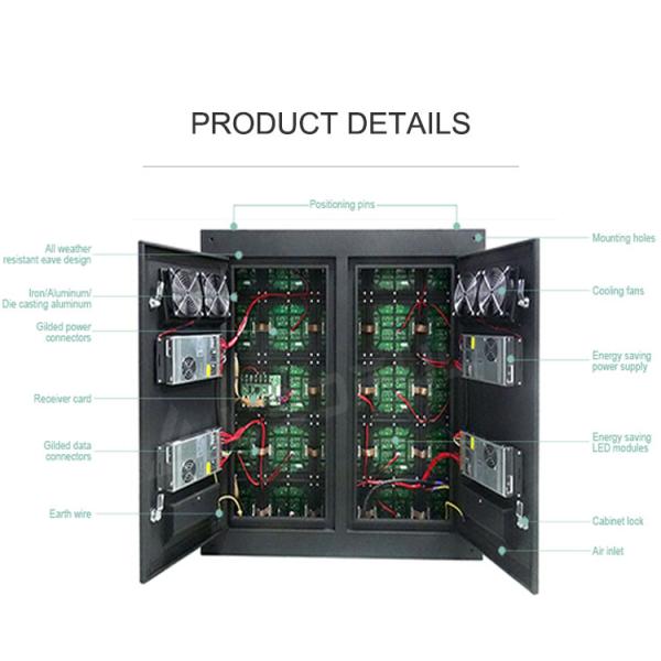 IP65 Rated P5 Slim LED Video Wall Panel For Outdoor And Indoor Stage Background