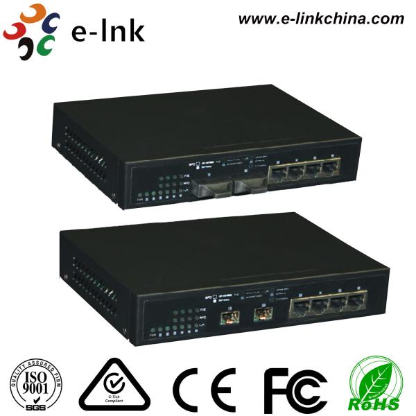 Interruptor industrial do ponto de entrada dos ethernet do nível básico, poder de 4 portos sobre o interruptor dos ethernet