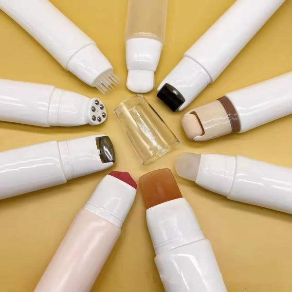 Tube cosmétique vide de 10 ml pour emballage de crème pour les yeux et le visage, tube en plastique souple