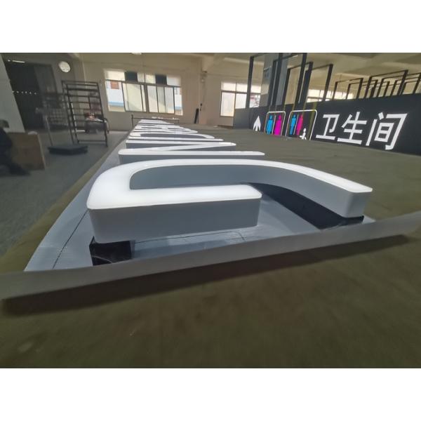 Custom Acrylic 3D LED Letter Signs 0.6mm 0.8mm Stainless Steel for Indoor decoration